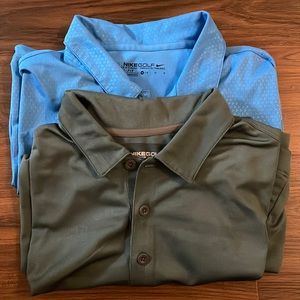 SET OF 2- Nike Dri-Fit Golf Polo
